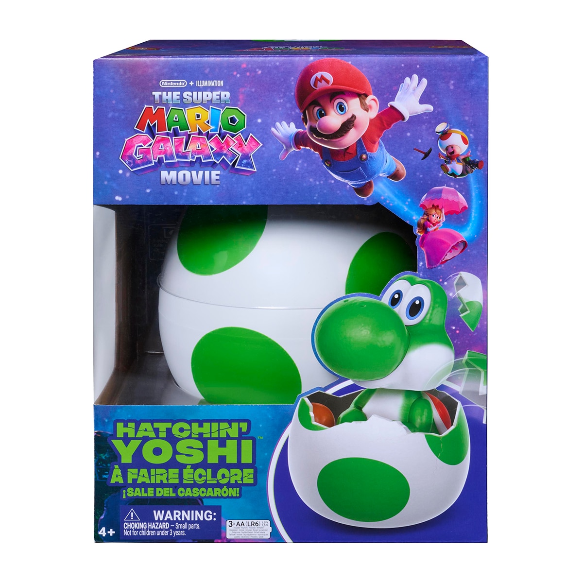 Huevo Yoshi que eclosiona Interactivo Mario Bros Spin Master 5