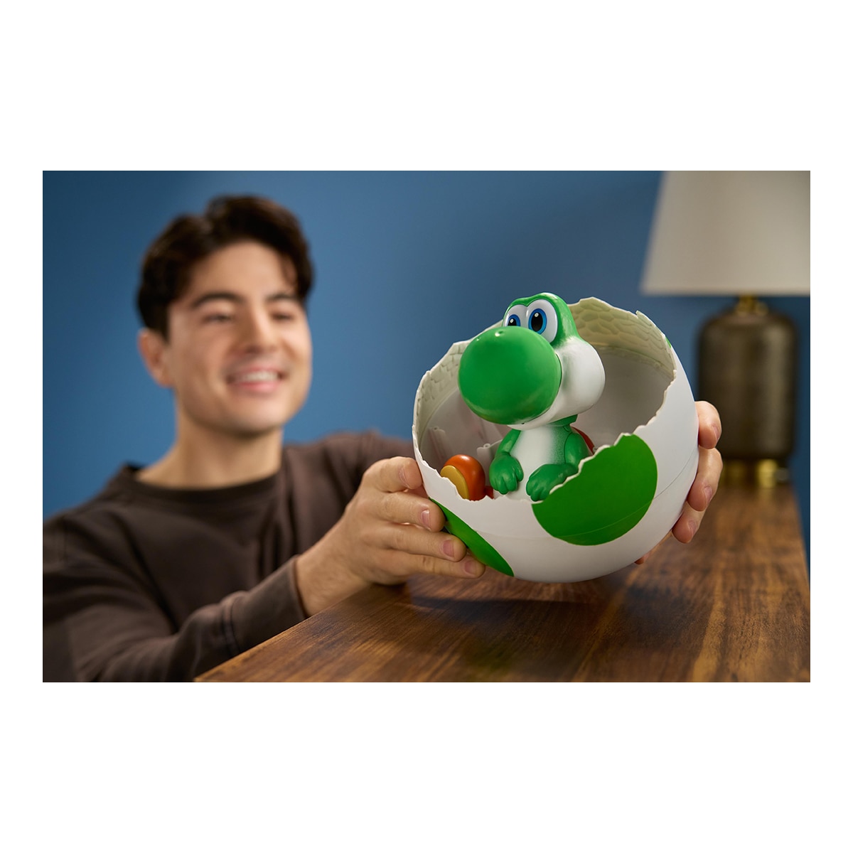 Huevo Yoshi que eclosiona Interactivo Mario Bros Spin Master 6