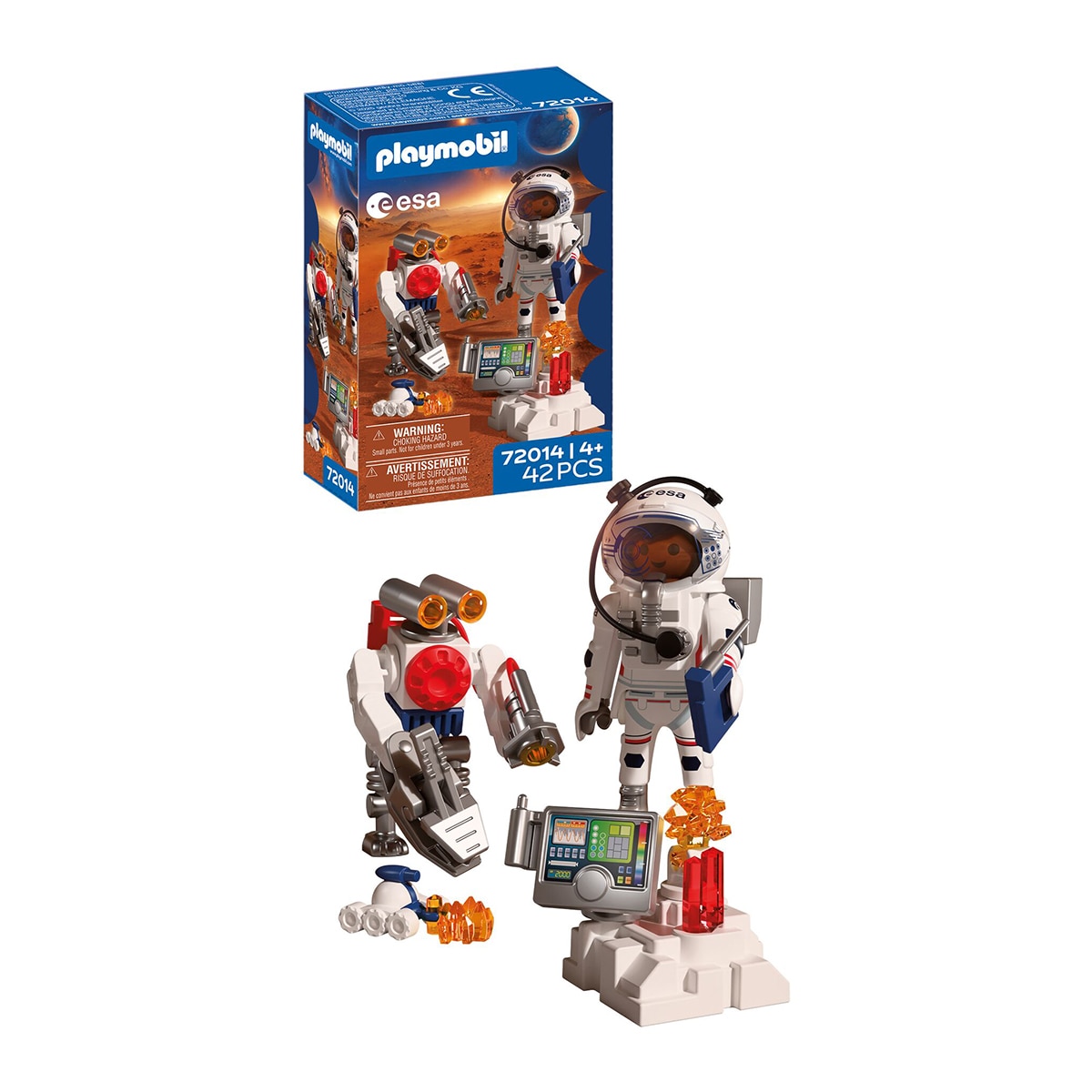 Astronauta de la ESA con robot Playmobil 2
