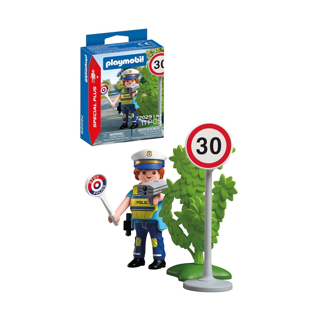 Policía con radar de velocidad Playmobil 2
