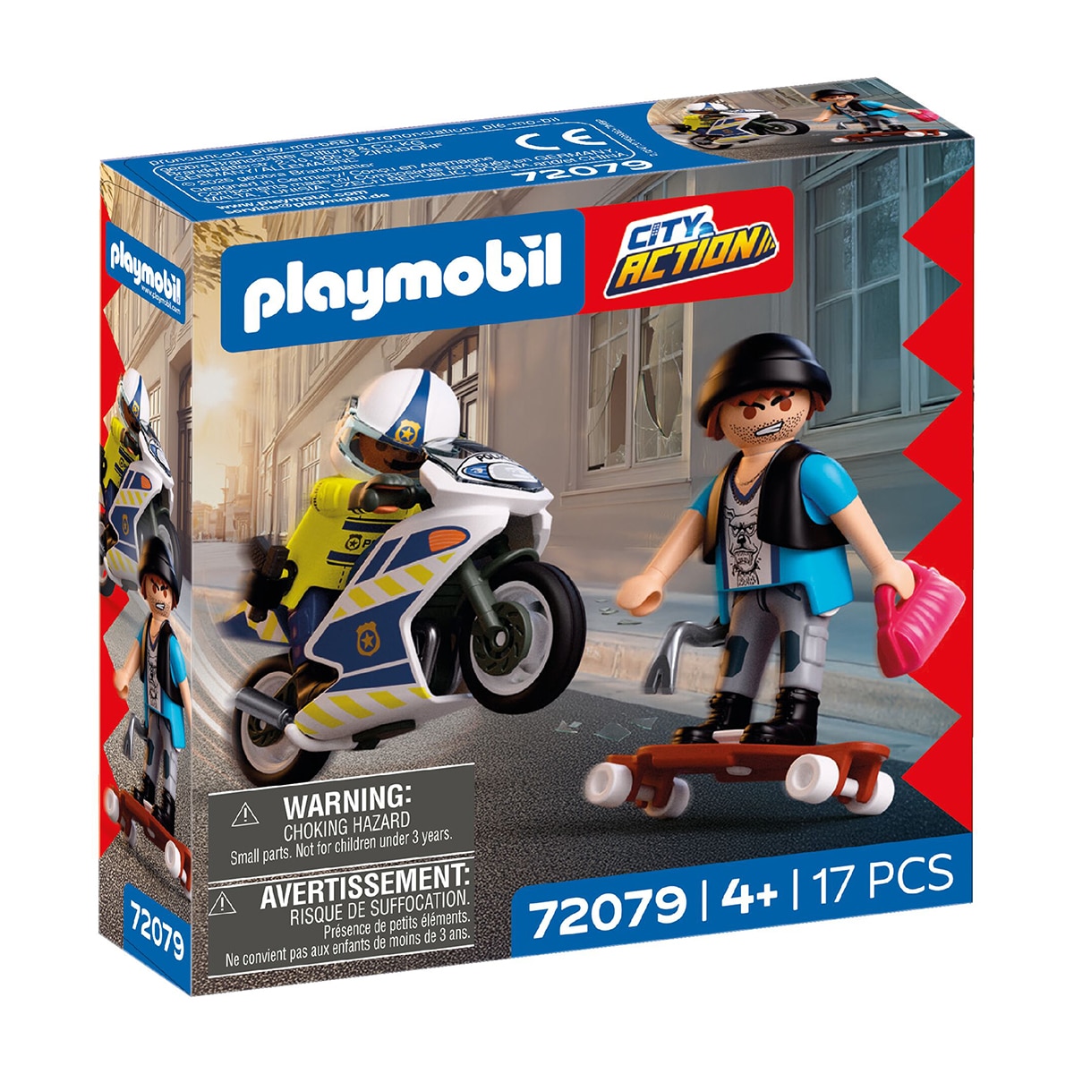 Imagen 0 de Persecución en moto Playmobil