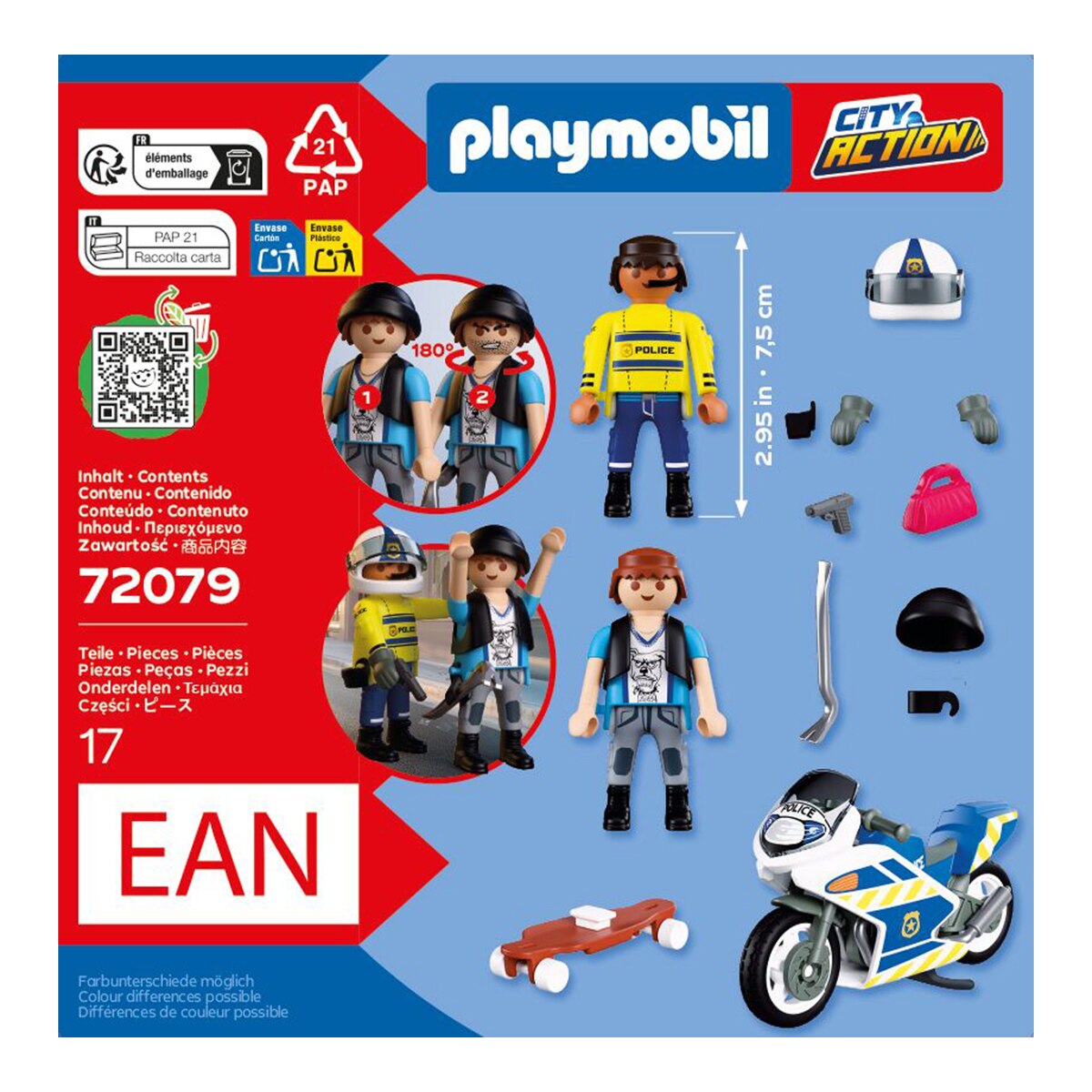 Playmobil Perseguição de Moto 3