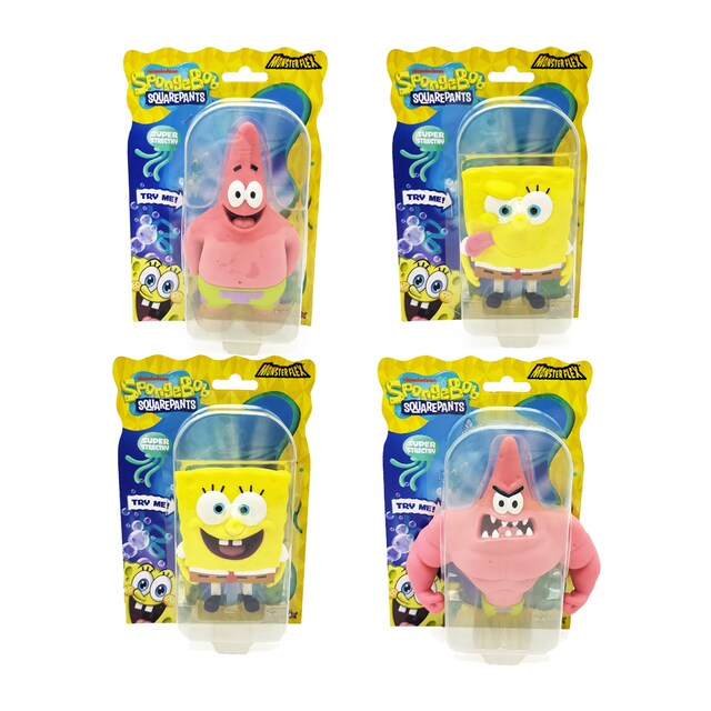 Imagen 0 de Figura Monsterflex Bob esponja Bizak modelos suridos