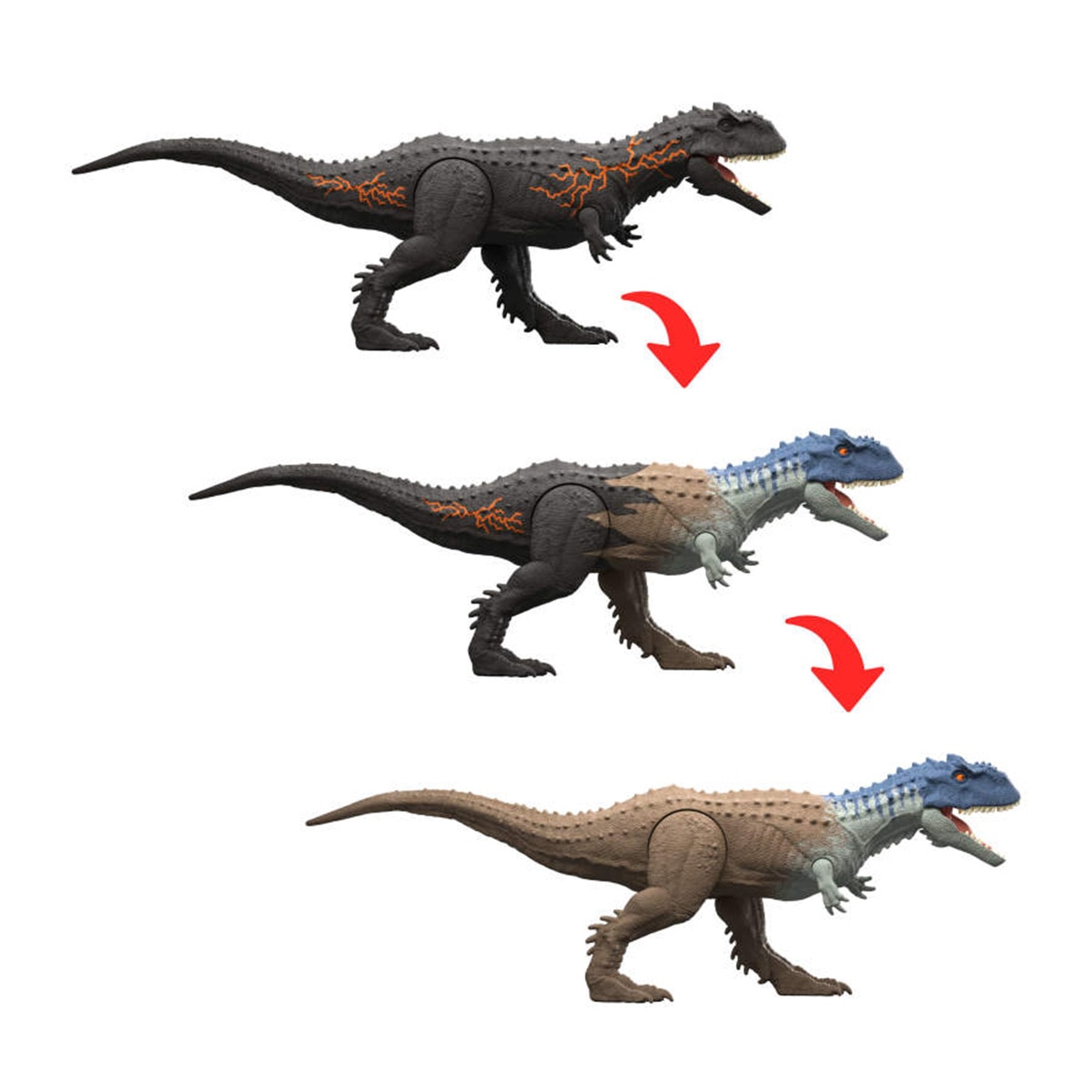 Jurassic World Dino Reveal Deluxe Modelos Sortidos,Envio Aleatório 4
