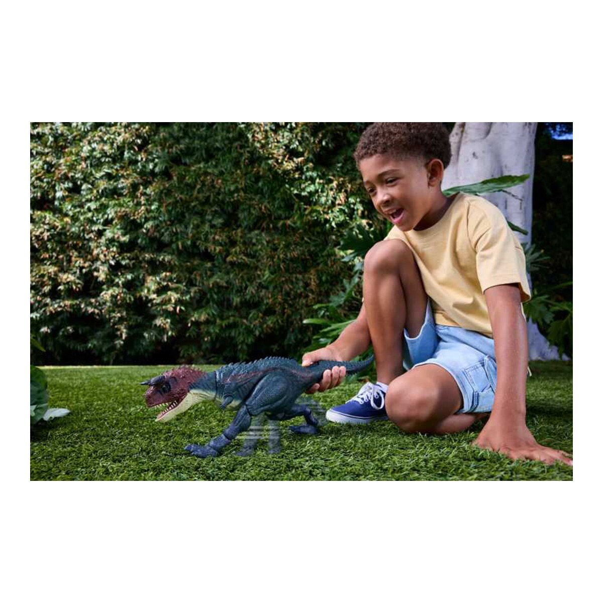 Dinosaurio de juguete Survival Carnotauro Jurassic World Mattel modelos surtidos 3