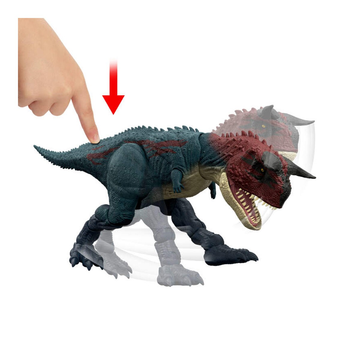 Dinosaurio de juguete Survival Carnotauro Jurassic World Mattel modelos surtidos 4