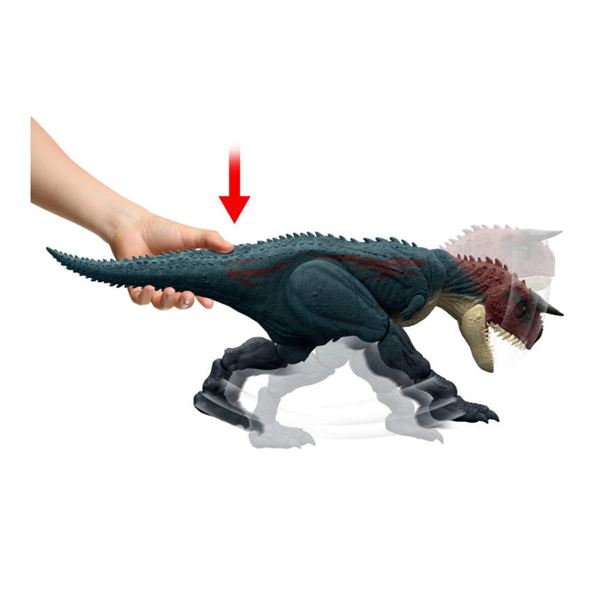 Dinosaurio de juguete Survival Carnotauro Jurassic World Mattel modelos surtidos 7
