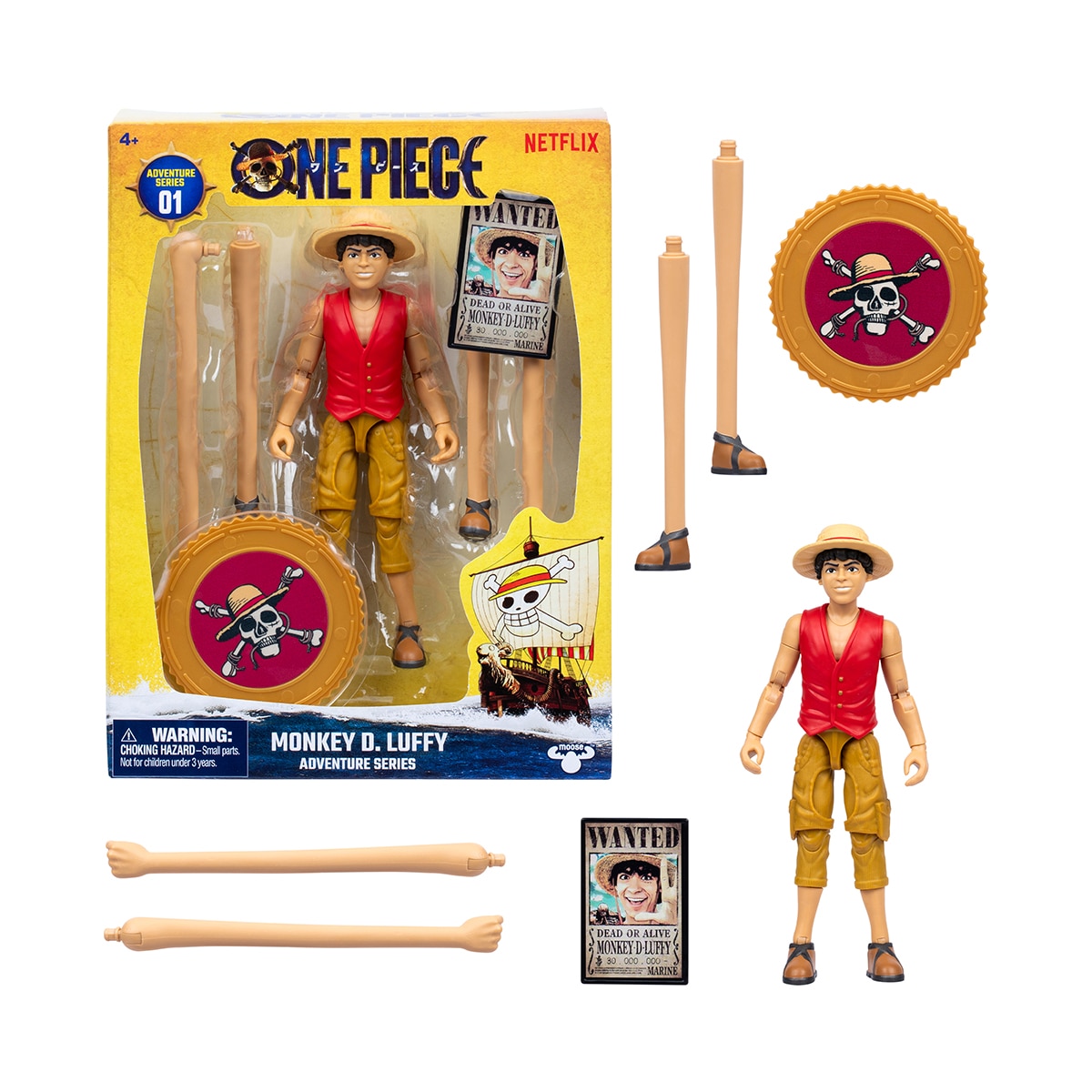 Figura de Acción Luffy One Piece Moose 6