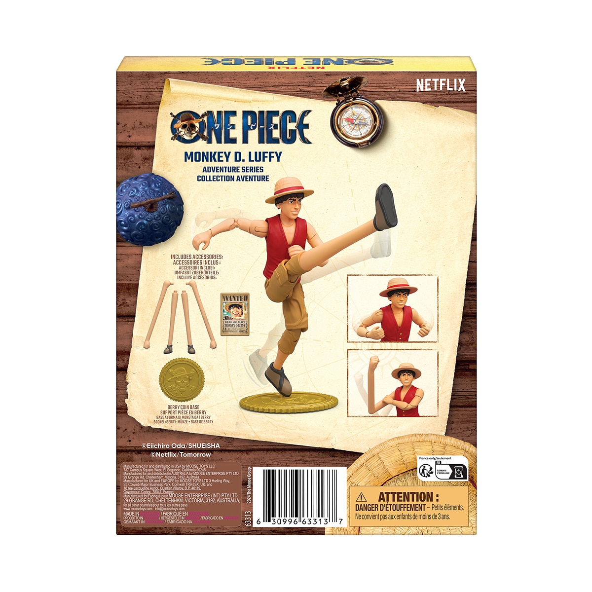 Figura de Acción Luffy One Piece Moose 8