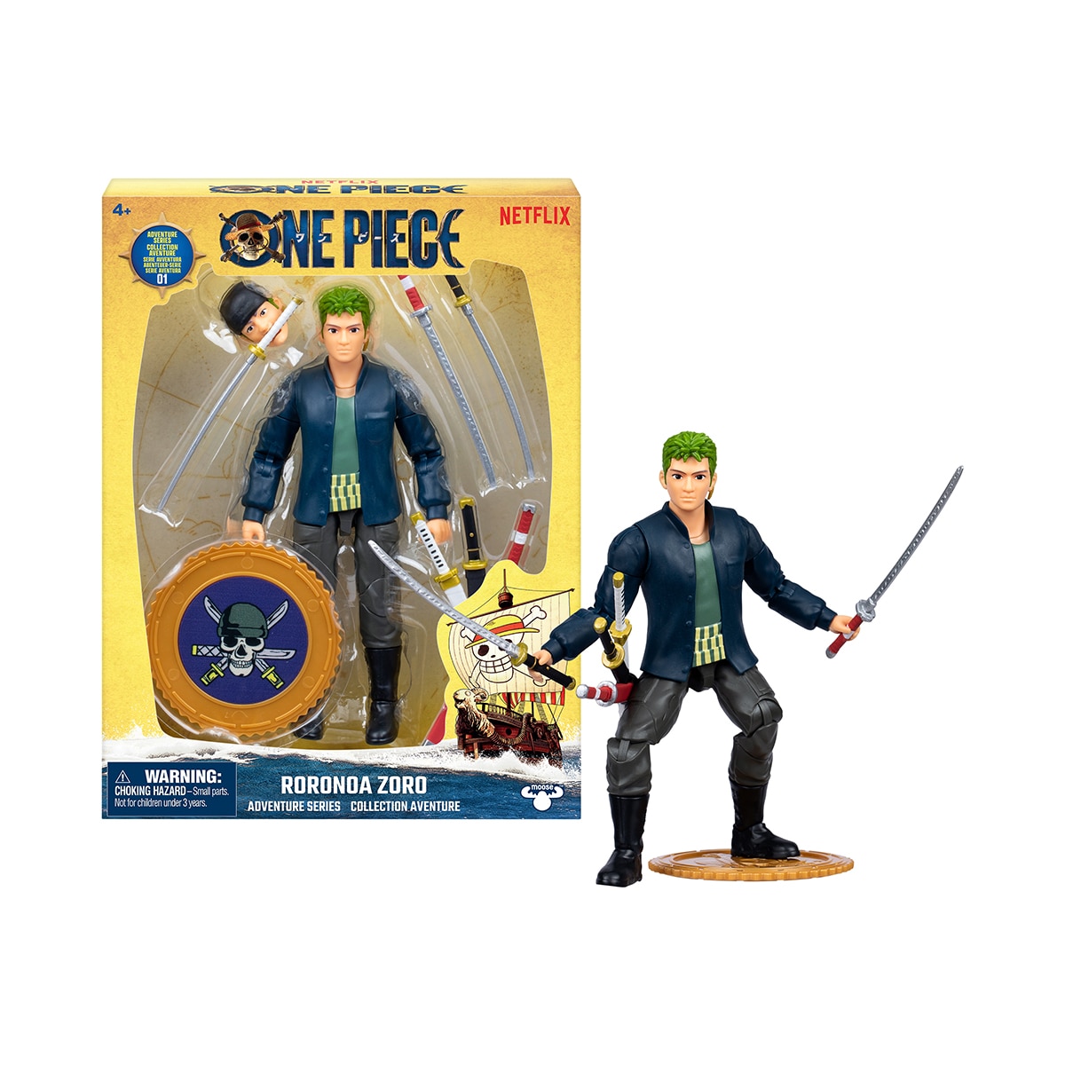 Imagen 0 de Figura de Acción Zoro One Piece Moose