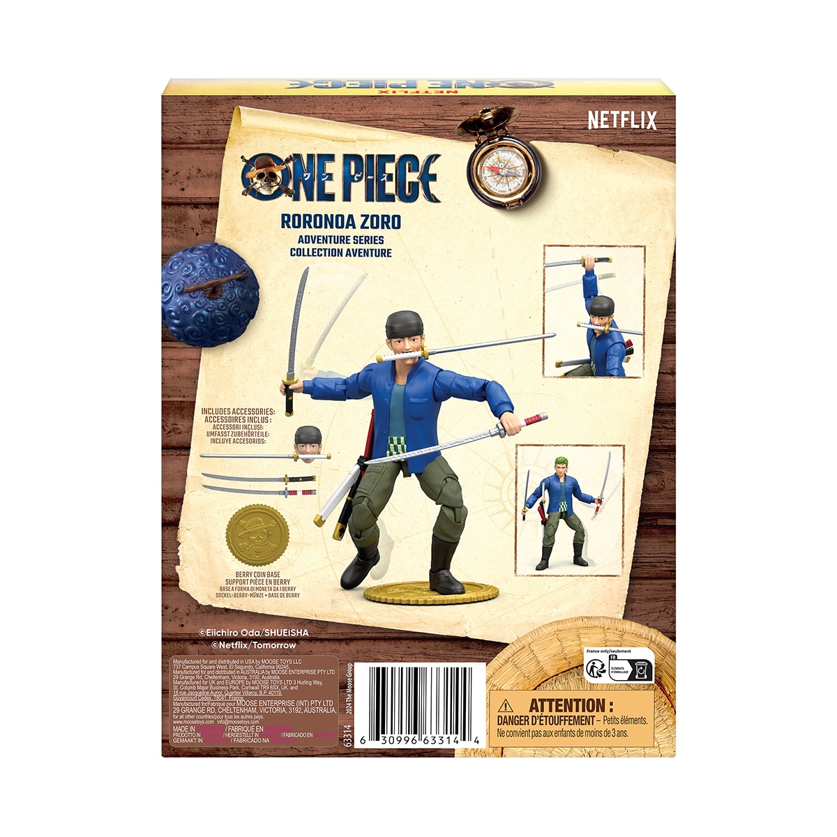 Figura de Acción Zoro One Piece Moose 8
