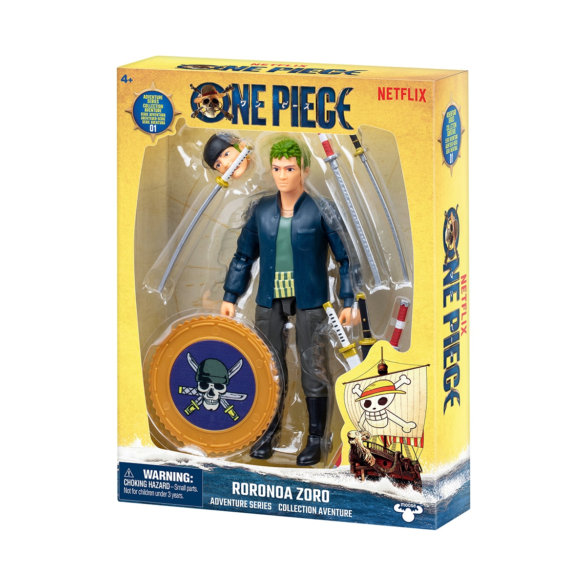 Figura de Acción Zoro One Piece Moose 9