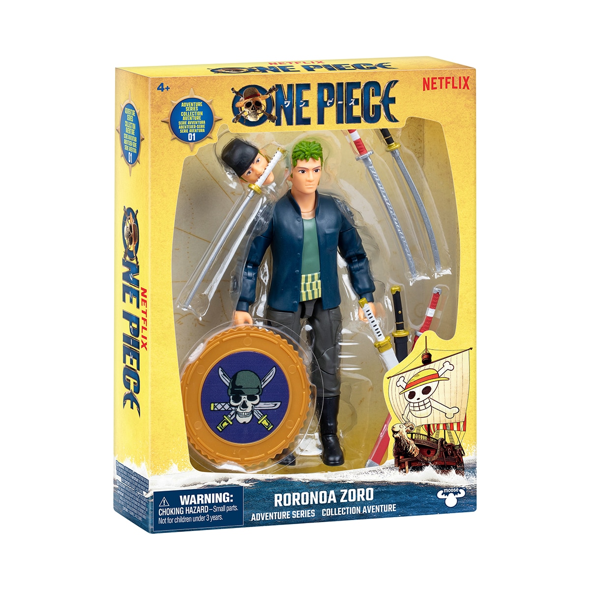 Figura de Acción Zoro One Piece Moose 10
