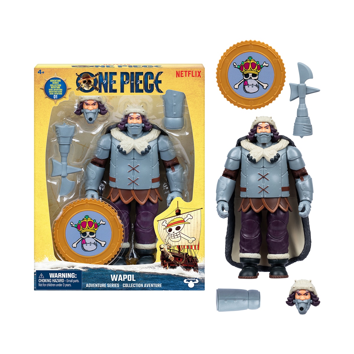 Figura de Acción Wapol One Piece Moose 6