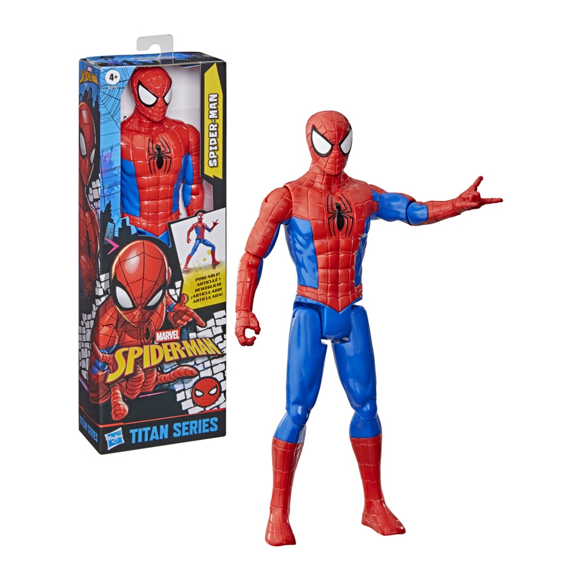 Imagen 0 de Figura Spider Man Titan Series Spider Man Marvel Hasbro