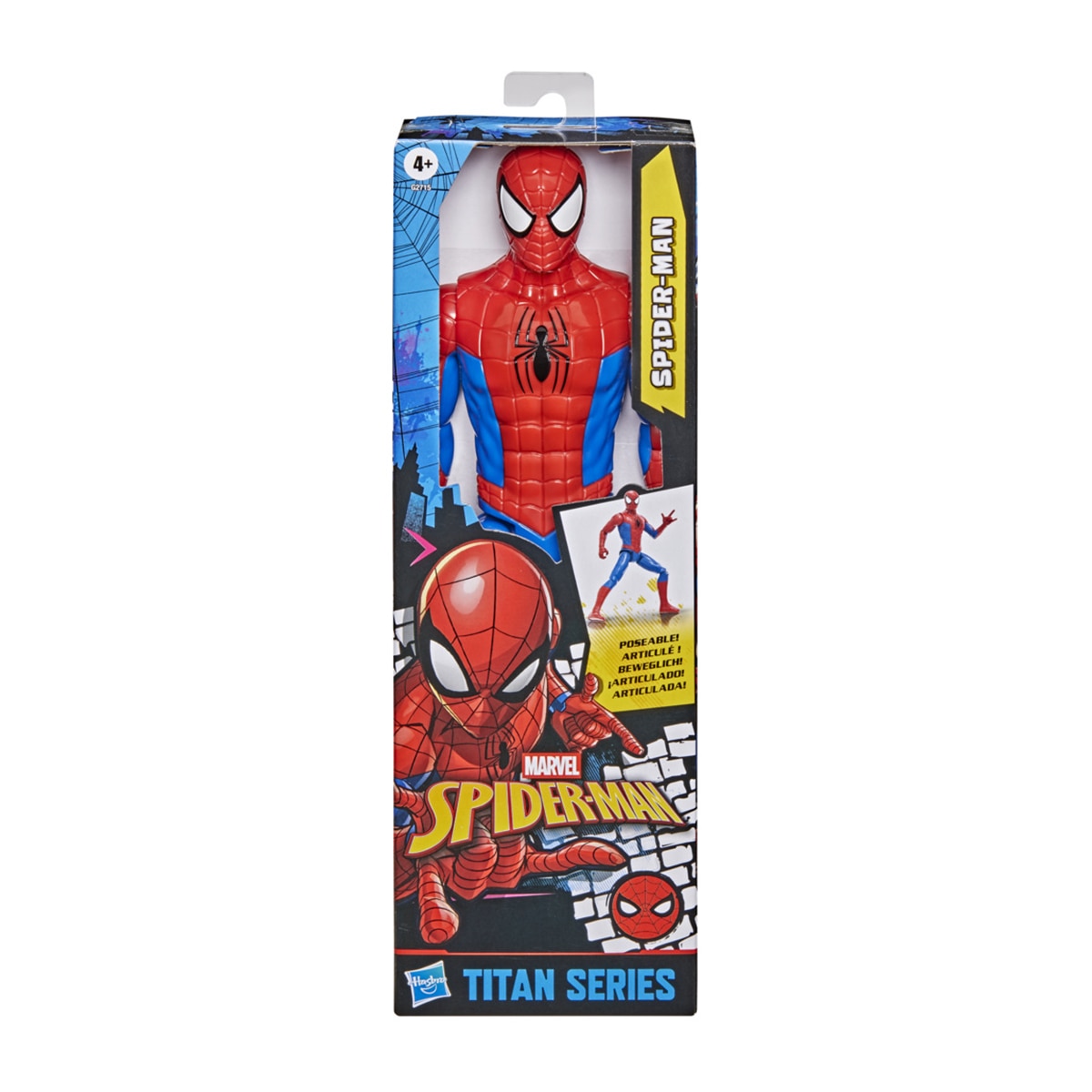 Figura Spider Man Titan Series Spider Man Marvel Hasbro 2