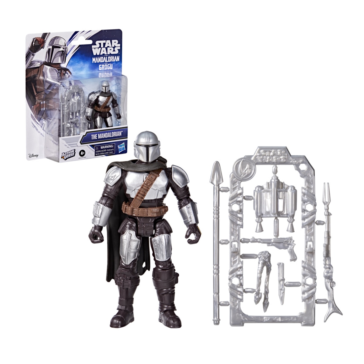 Imagen 0 de Figura Sw Actionverse Mando And Grogu Ast Star Wars Hasbro