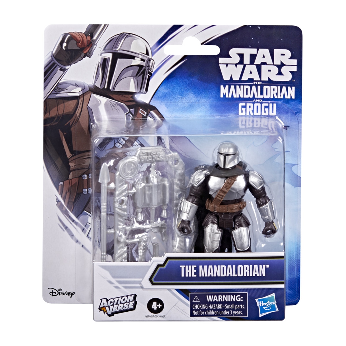 Figura Sw Actionverse Mando And Grogu Ast Star Wars Hasbro 2