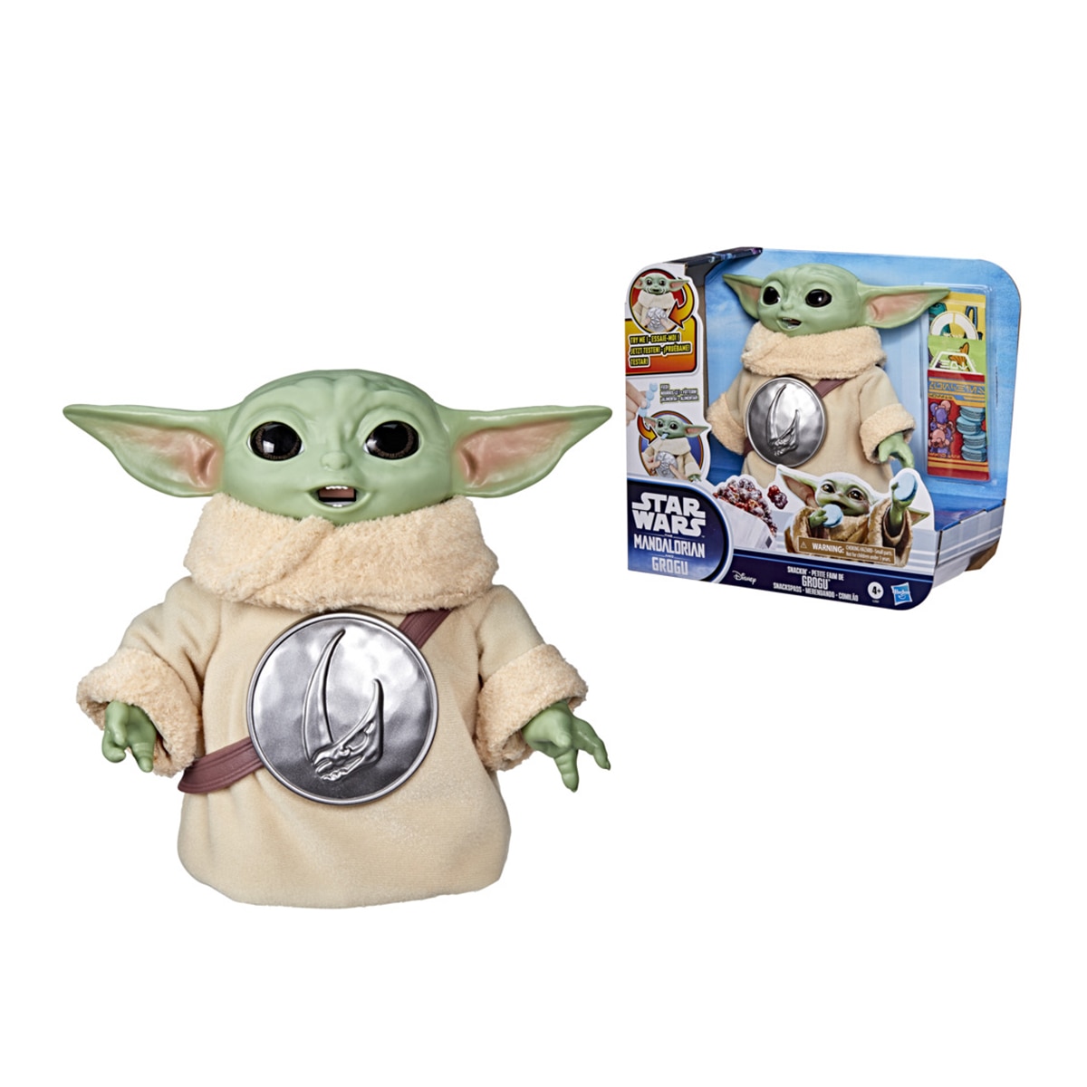 Imagen 0 de Figura Grogu merendando Star Wars Hasbro