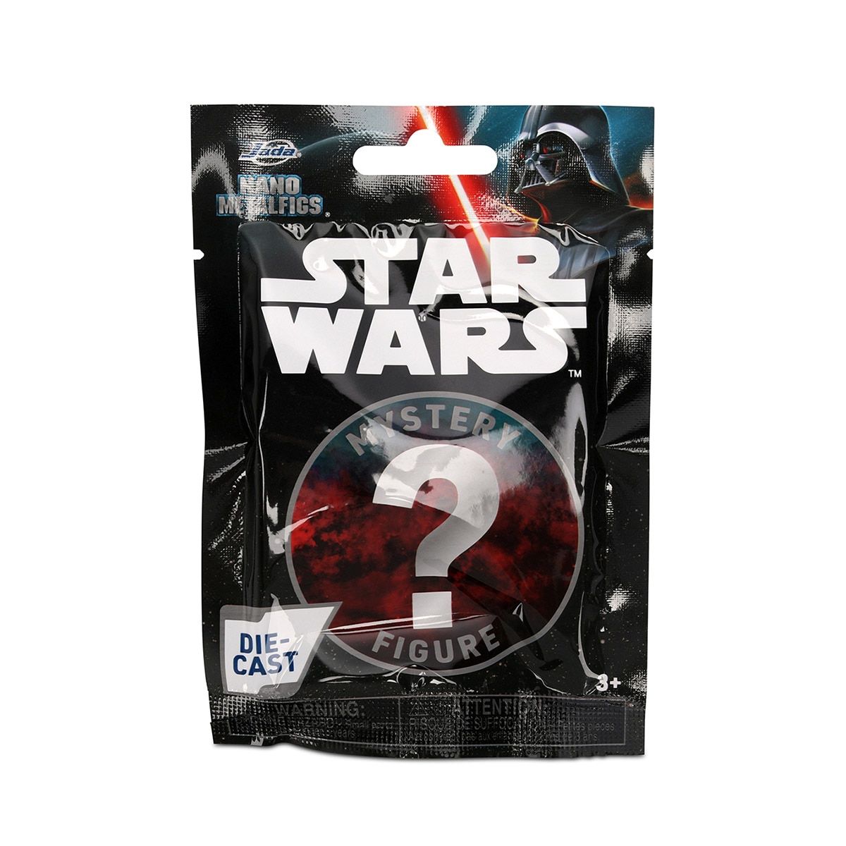 Sobre con figura sorpresa de metal pintado de un personaje clásico Star Wars metal de 4cm Jada 5