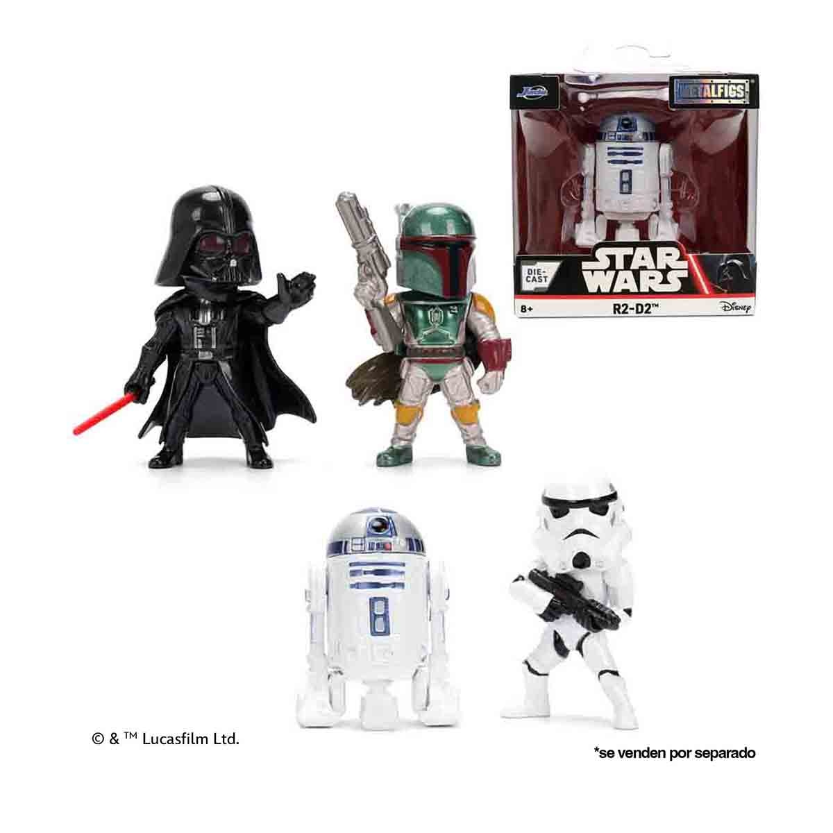 Imagen 0 de Figura coleccionable de metal de los personajes clásicos de 7cm Disney Star Wars Jada