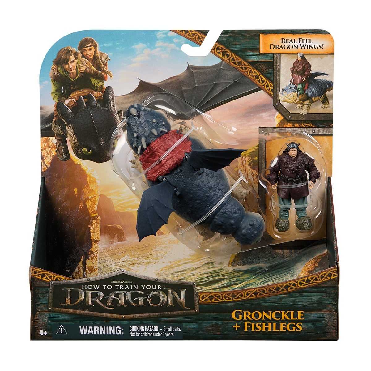 Imagen 0 de Figuras dragones Gronckle y Fishlegs Dragons Spin Master