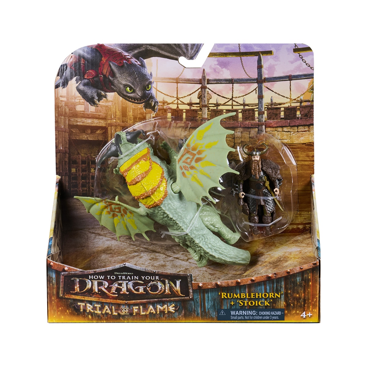 Imagen 0 de Figuras dragones Retumbador y Estoico Dragons Spin Master