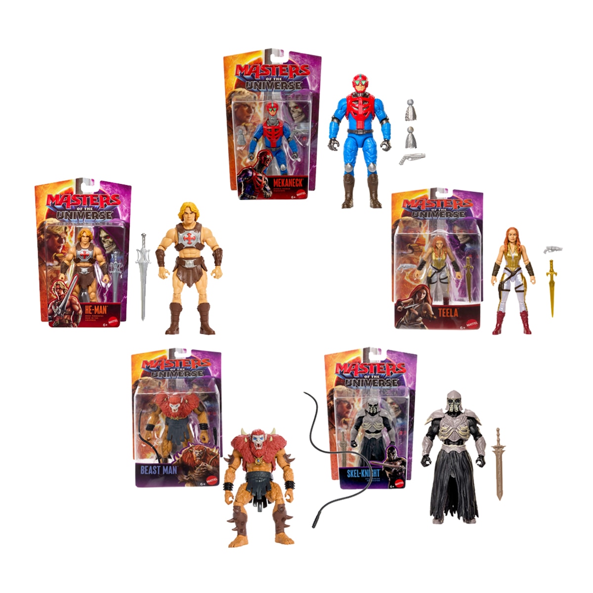 Imagen 0 de Figuras de acción de los héroes y villanos de 13,97 cm Masters del Universo modelos surtidos