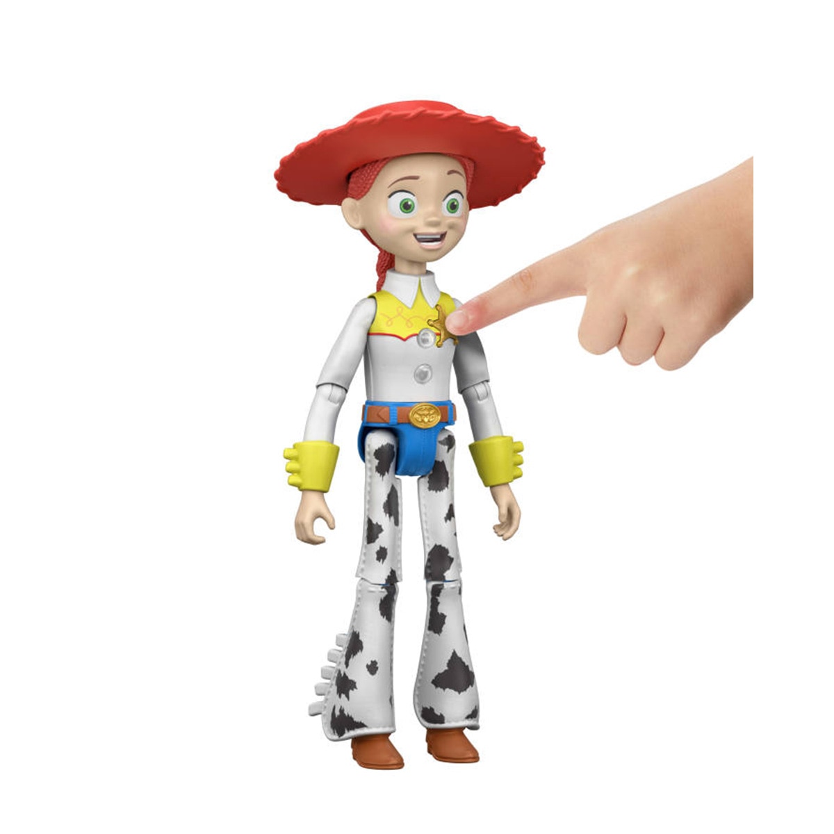Figura Parlanchina Jessie dice frases de la pelicula y reconoce a otros personajes Toy Story 5 Mattel 3