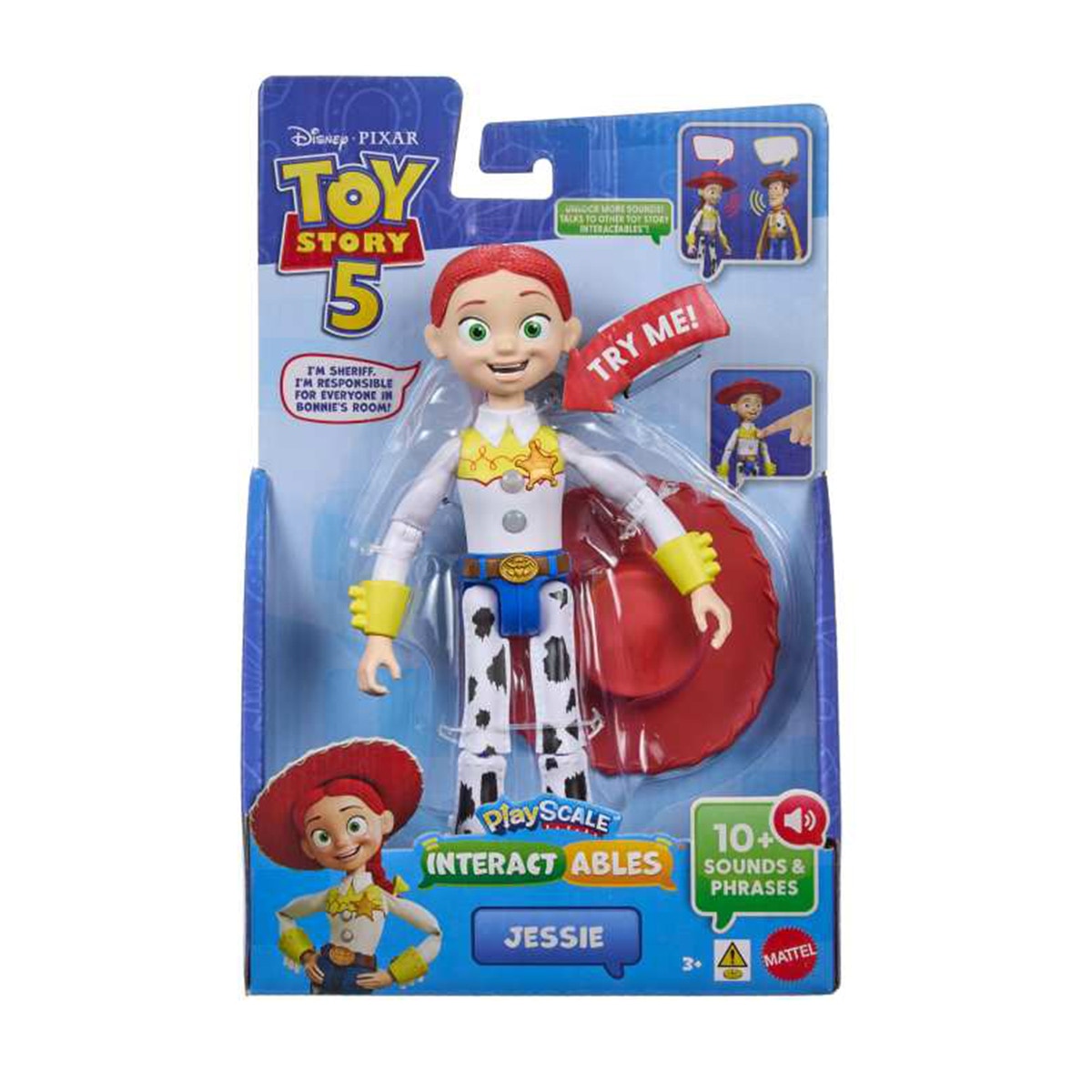 Figura Parlanchina Jessie dice frases de la pelicula y reconoce a otros personajes Toy Story 5 Mattel 6