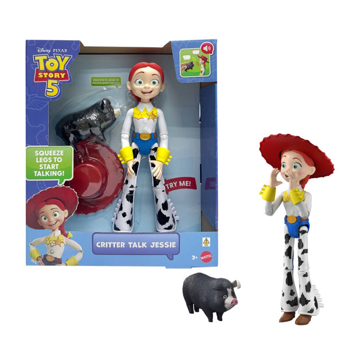 Imagen 0 de Figura de acción articulada Toy Story 5 Mattel Disney Pixar Jessie Habla con animales Mattel