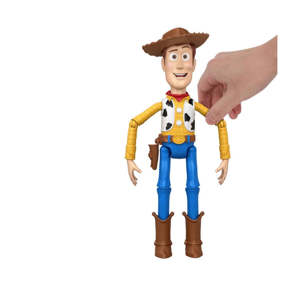 Figura Deluxe Woody Corredor y Parlanchín 50 sonidos y frases Toy Story 5 Mattel 4