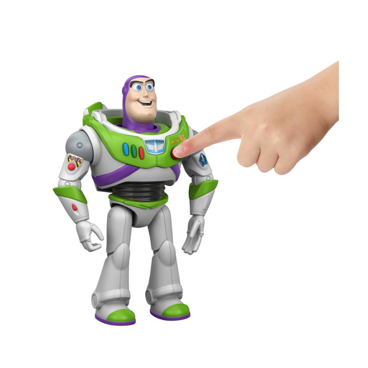 Figura Parlanchina Buzz dice frases de la pelicula y reconoce a otros personajes Toy Story 5 Mattel 3