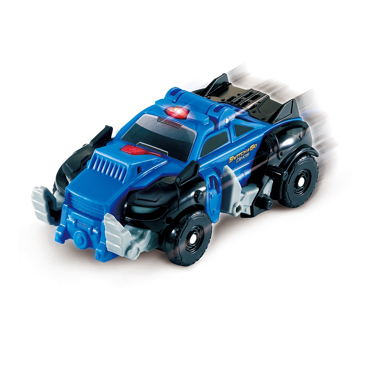 Figura Dinosaurio coche patrulla Switch&Go Dinos OneClick Sabueso el lobo 4