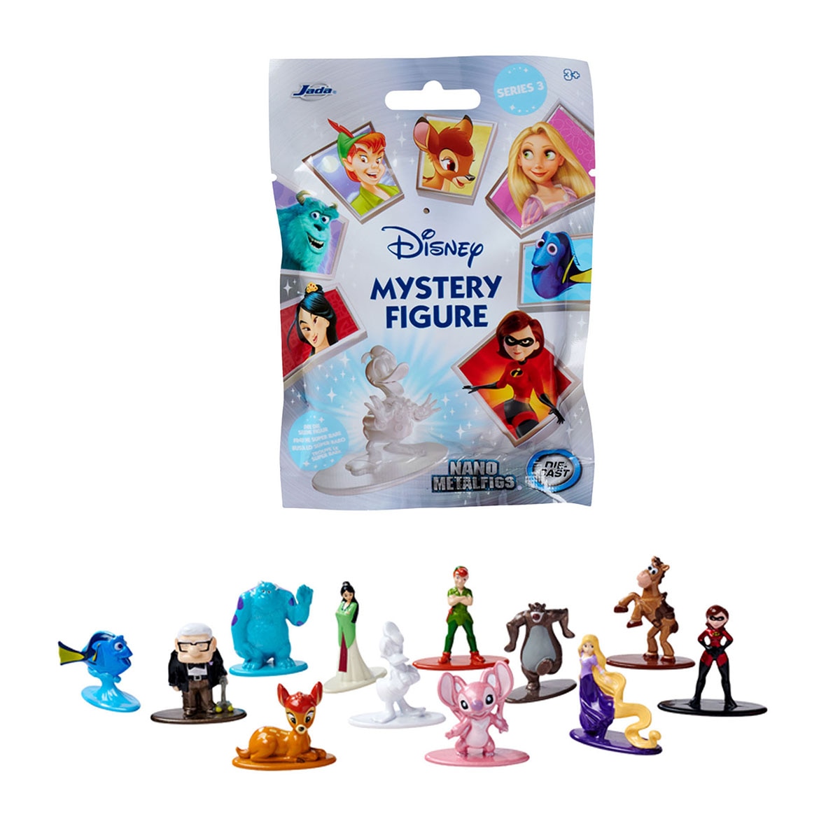 Imagem 0 de Disney Mystery Figure Nano Metalfigs Série 3 – Figura Surpresa Metálica