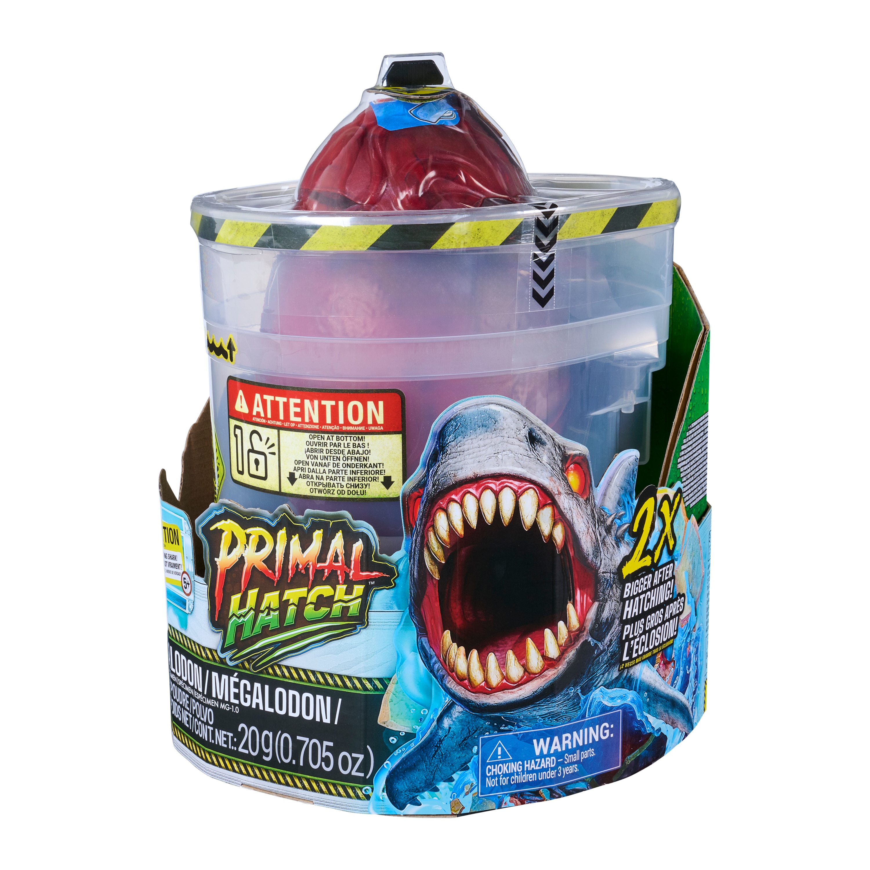 Figura Interactiva Tiburón Primal Hatch Spin Master 7