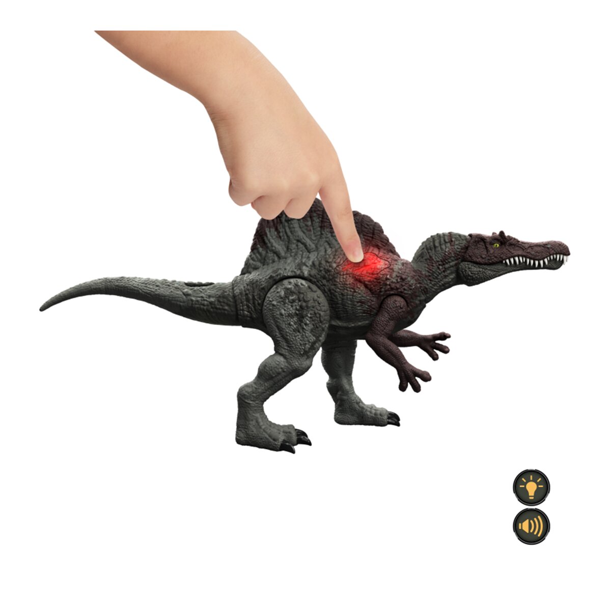 Boneco Articulado Espinossauro Epic Attack 4