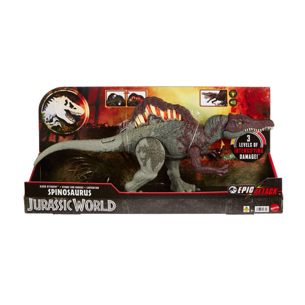 Boneco Articulado Espinossauro Epic Attack 6