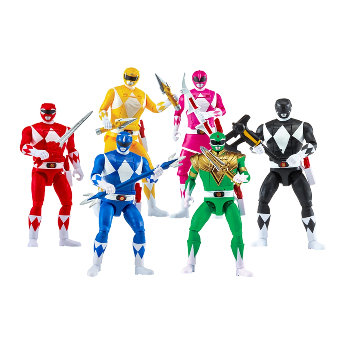Imagen 0 de Figura transformable Power Rangers Auto- Morphin modelos surtidos Bizak
