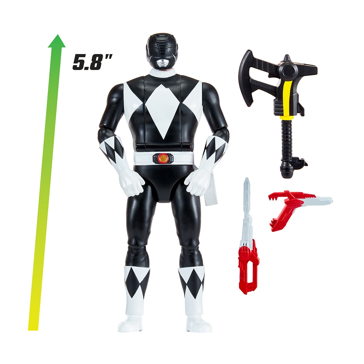 Imagen 5 de Figura transformable Power Rangers Auto- Morphin modelos surtidos Bizak