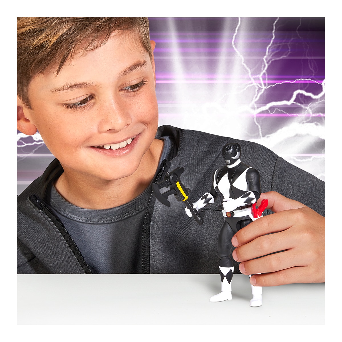 Imagen 6 de Figura transformable Power Rangers Auto- Morphin modelos surtidos Bizak
