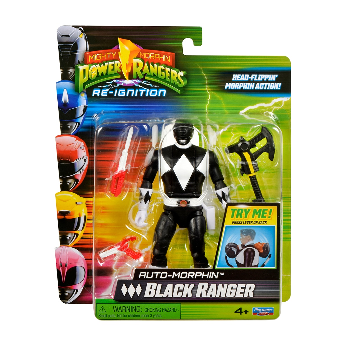 Imagen 8 de Figura transformable Power Rangers Auto- Morphin modelos surtidos Bizak