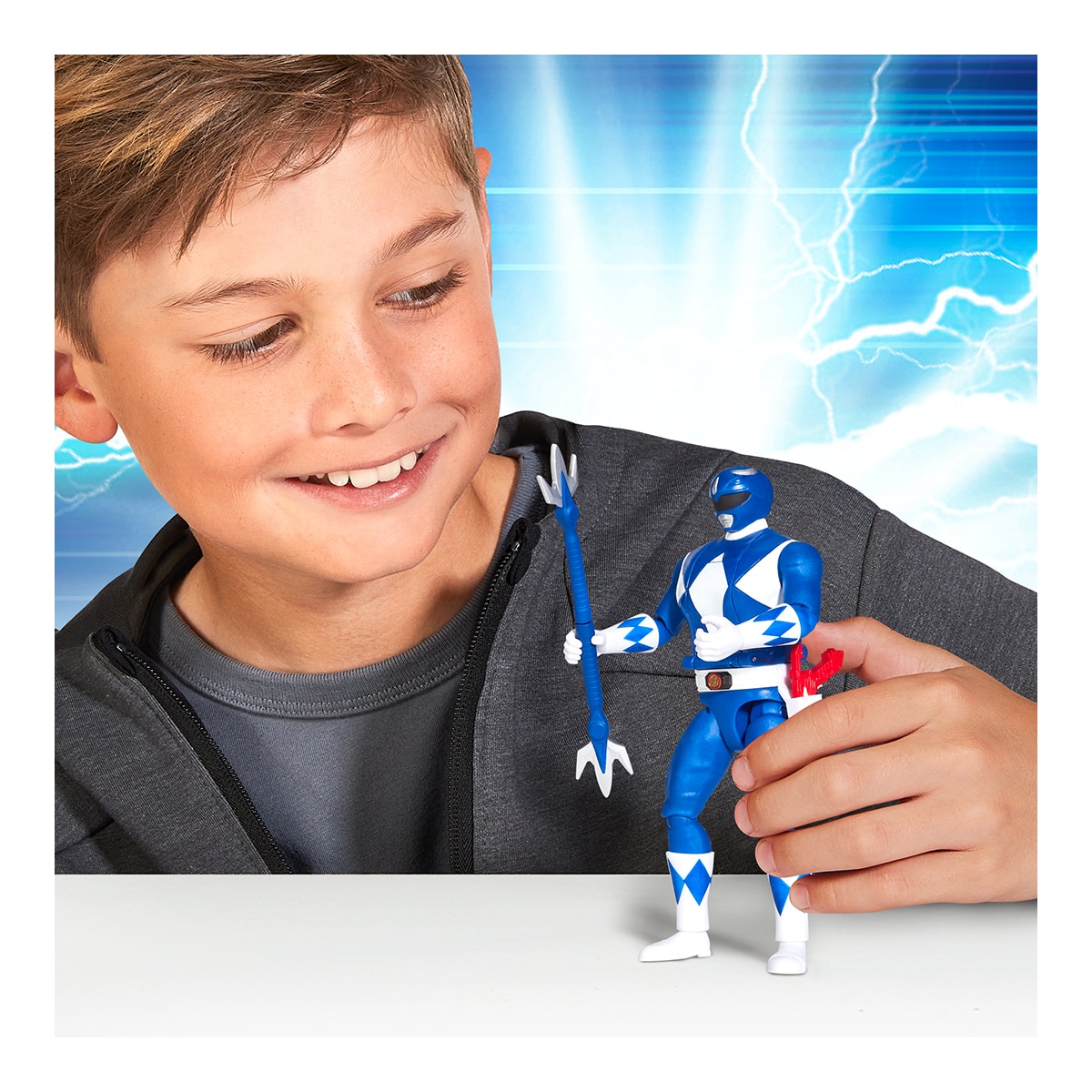 Imagen 13 de Figura transformable Power Rangers Auto- Morphin modelos surtidos Bizak