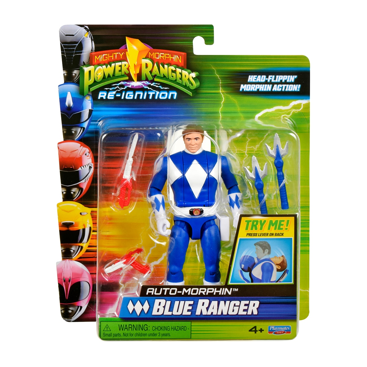 Imagen 15 de Figura transformable Power Rangers Auto- Morphin modelos surtidos Bizak