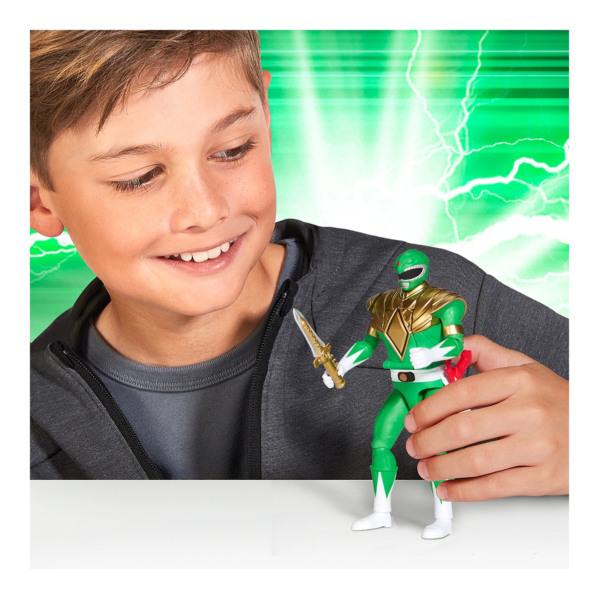 Imagen 20 de Figura transformable Power Rangers Auto- Morphin modelos surtidos Bizak