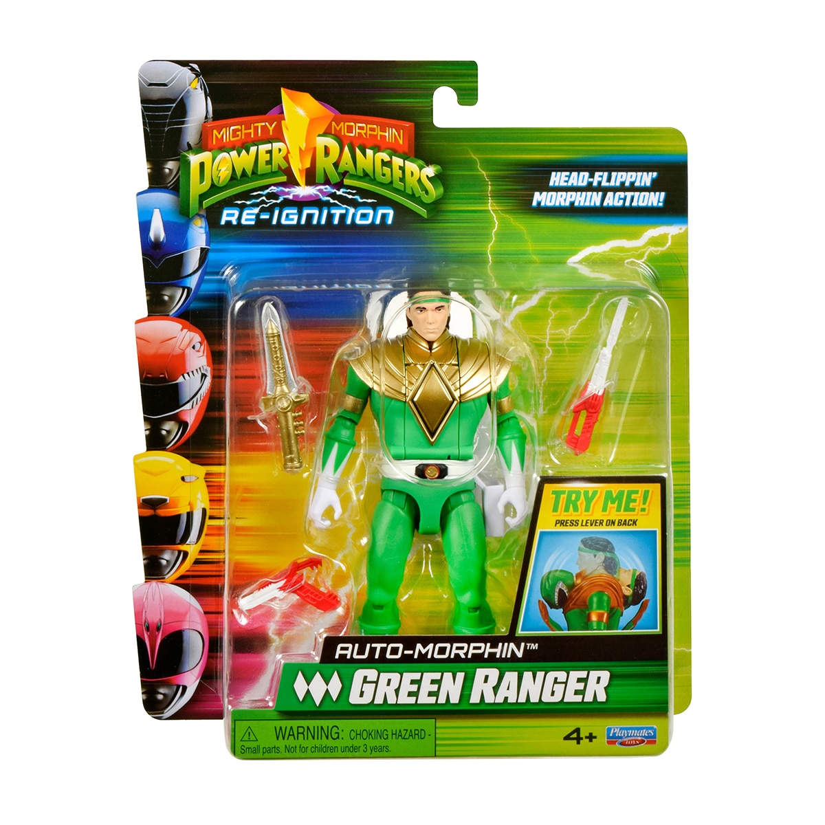 Imagen 22 de Figura transformable Power Rangers Auto- Morphin modelos surtidos Bizak