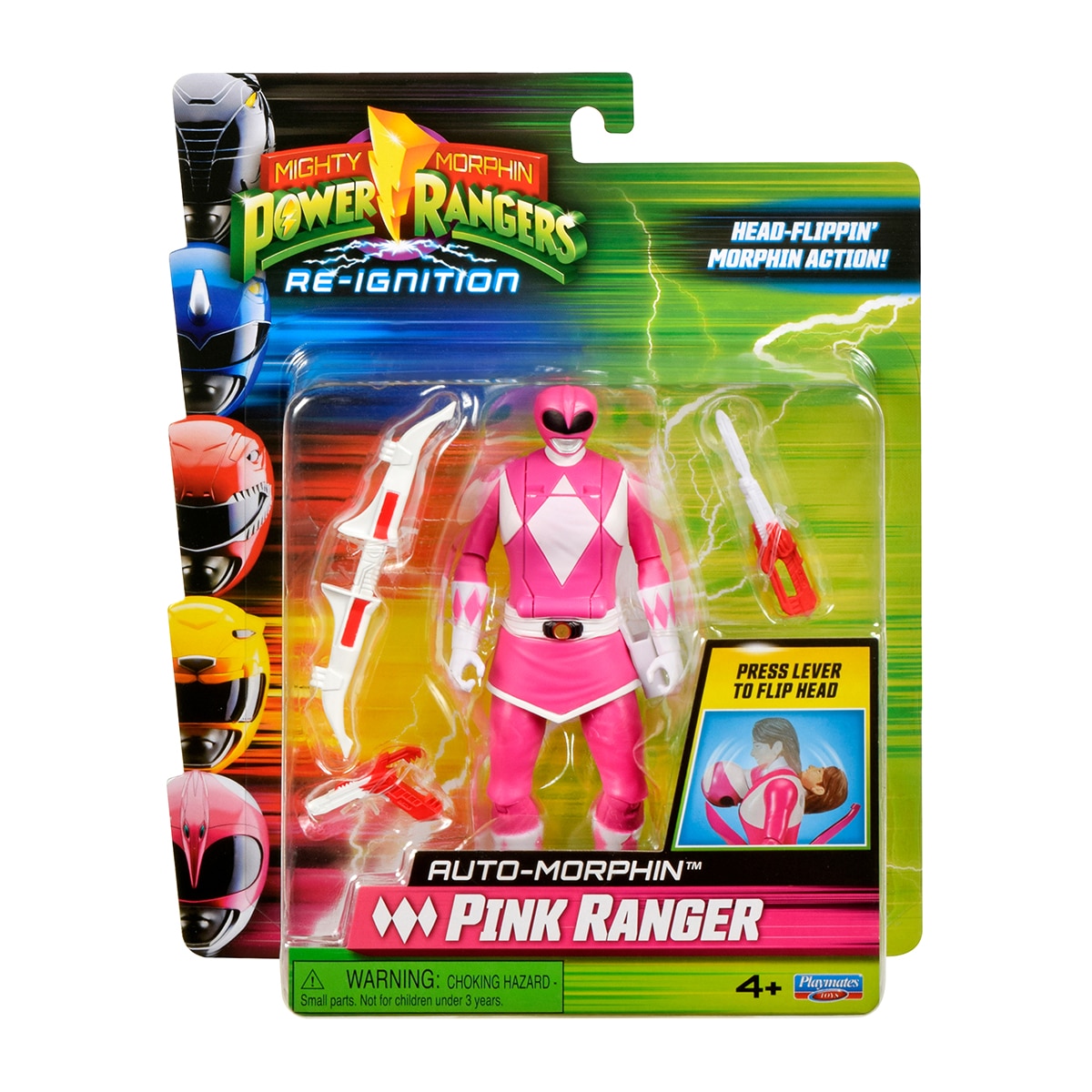 Imagen 29 de Figura transformable Power Rangers Auto- Morphin modelos surtidos Bizak