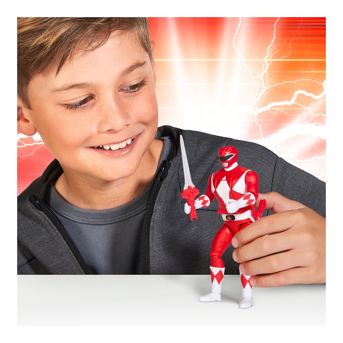 Imagen 34 de Figura transformable Power Rangers Auto- Morphin modelos surtidos Bizak