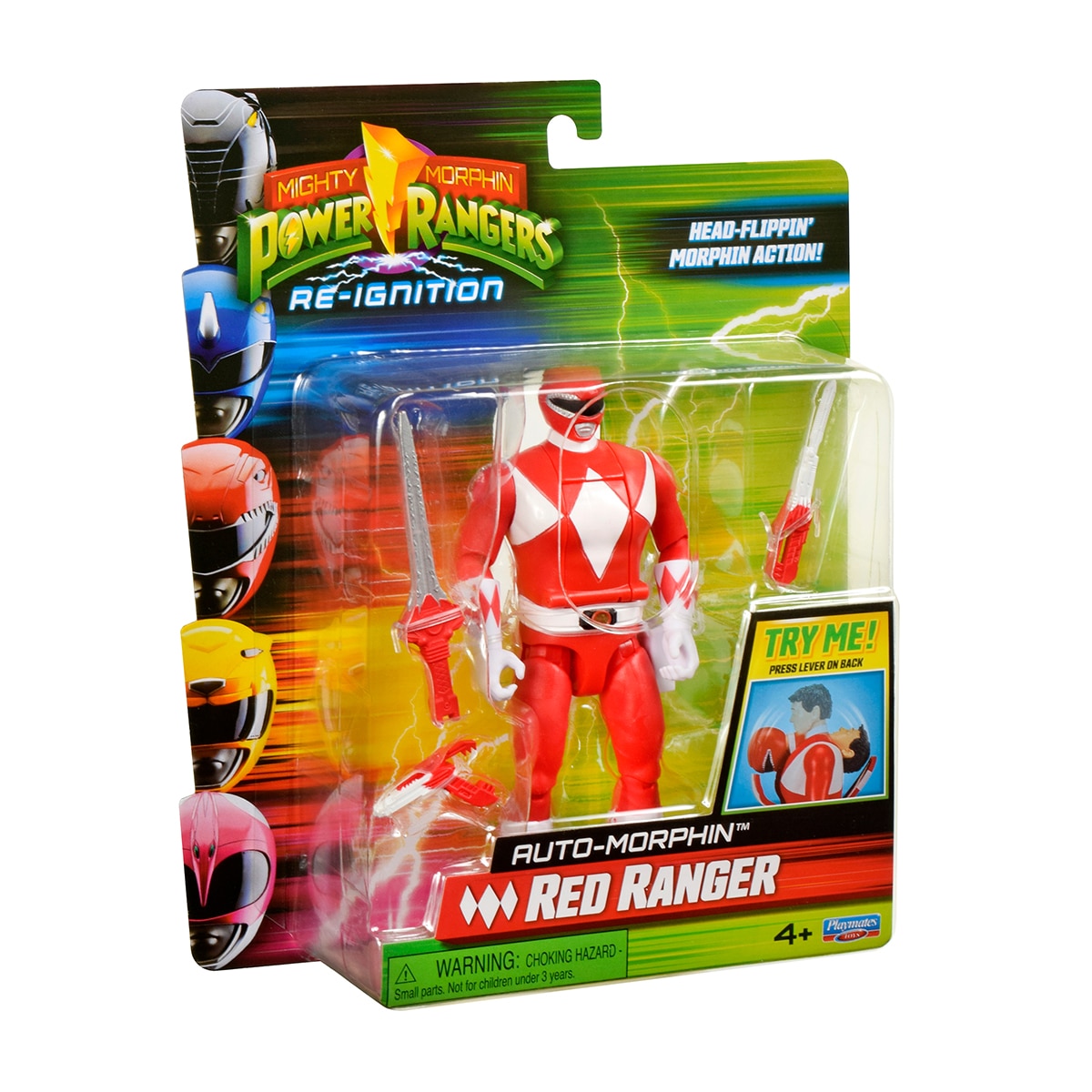 Imagen 37 de Figura transformable Power Rangers Auto- Morphin modelos surtidos Bizak