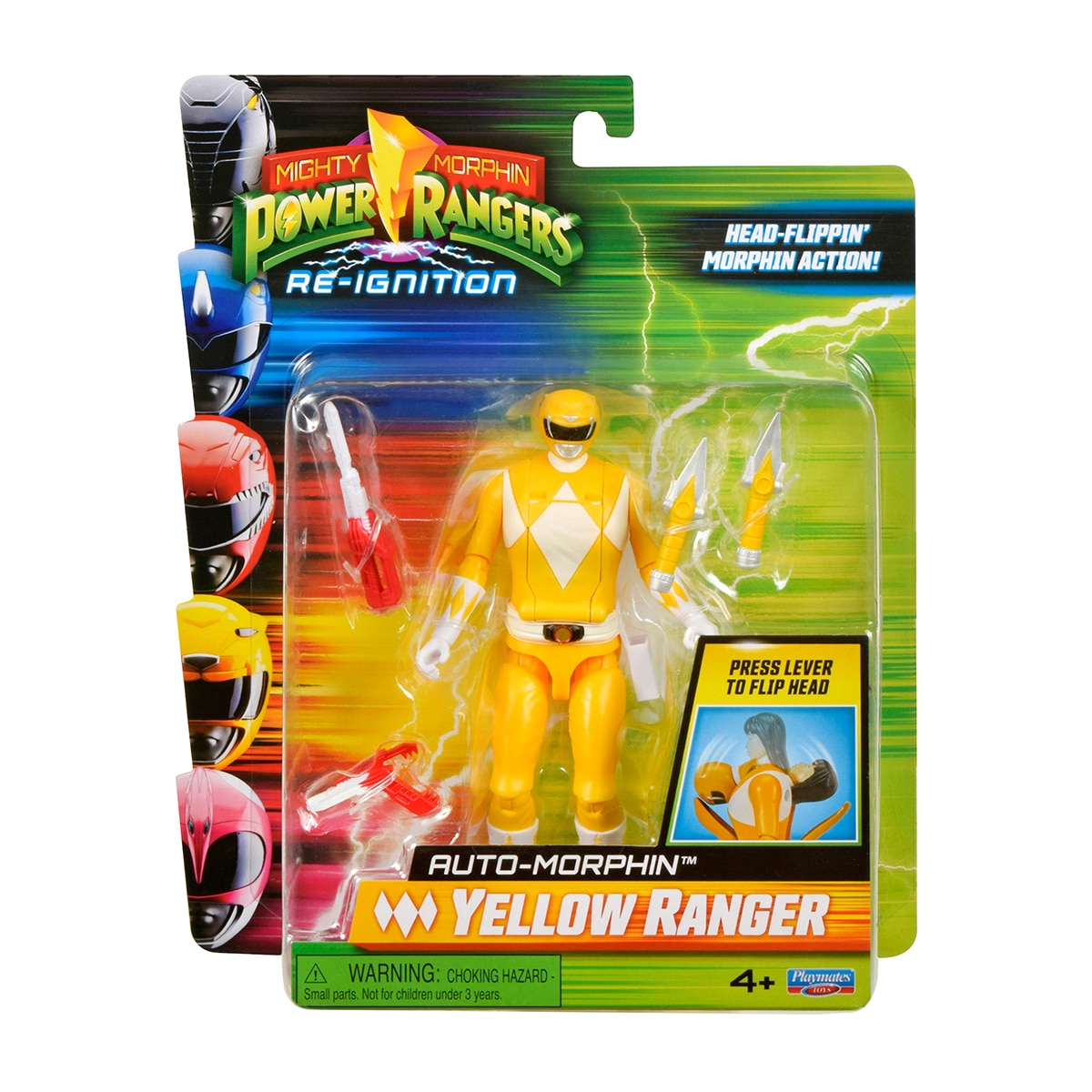 Imagen 44 de Figura transformable Power Rangers Auto- Morphin modelos surtidos Bizak